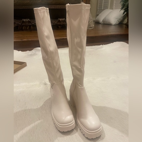 Steve Madden Lalo lug sole knee boots - Picture 2 of 6